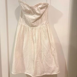 Juicy Couture White Strapless Dress